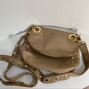 Hammitt Tan Leather Crossbody bag w/ Gold Details